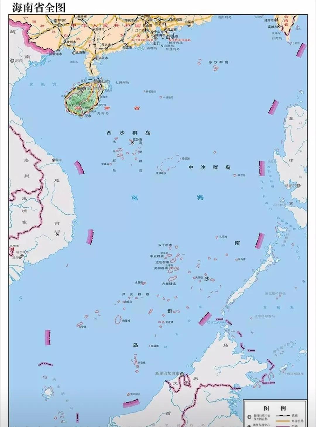 南海地圖高清版大圖，探索神秘的海洋疆域，南海高清地圖大圖，探索神秘海洋疆域之旅