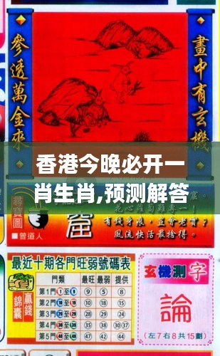 香港和彩王中王精準(zhǔn)一肖，揭秘彩票預(yù)測之謎，揭秘彩票預(yù)測之謎，香港和彩王中王精準(zhǔn)預(yù)測一肖技巧